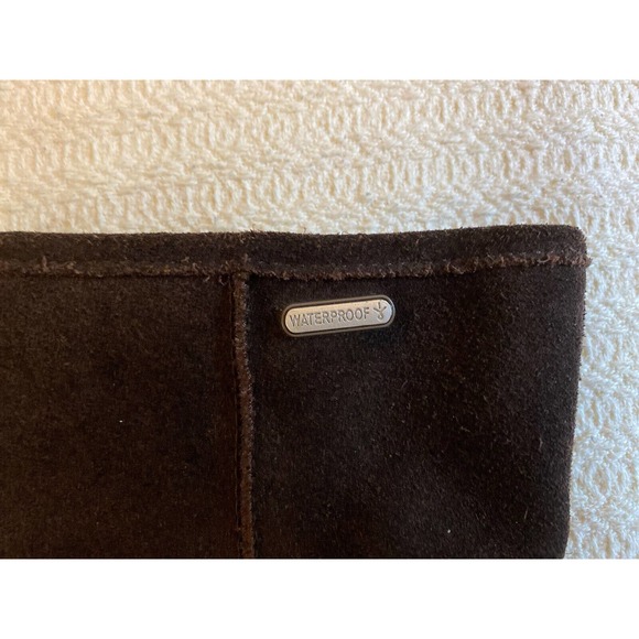 EMU UNISEX W10771 Paterson Lo Chocolate Suede Waterproof Mid Calf boots US F9 M8 - Picture 2 of 5